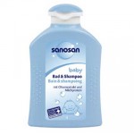 Sanosan - Sampon imbaiere pentru bebelusi - cu ulei de masline si proteine din lapte 200 ml